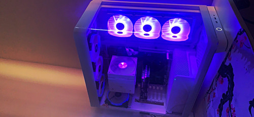 Msi white pano gaming tower - white, pc