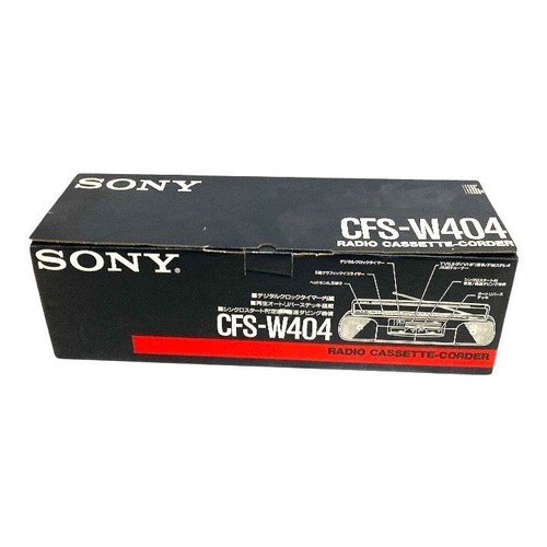 Sony cfs w404 - sony, cfs-w404