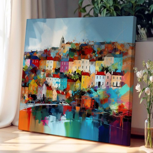 City bristol abstract art - of,