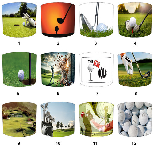 Pga pro golf lampshade ceiling - golf,
