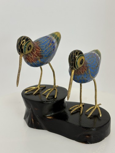 Vintage pair cloisonné - vintage,