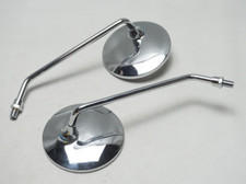 Pair Honda XL125 XL175 XL250 XL350 SL125 SL175 SL350 Mirror 10mm NEW Aftermarket