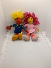 7 Inch Tweenies Soft Toys ( 2 toys ) vintage bundle bbc retro joblot