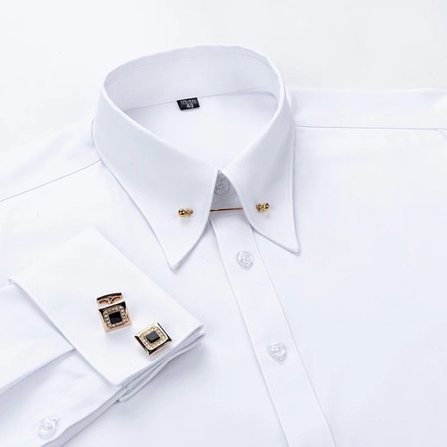 Men french cuff dress - cuff,
