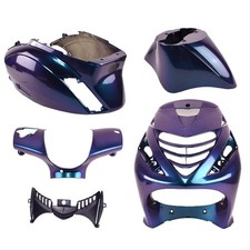 Fairing Set Fits For Piaggio Zip SP – 5-Piece Chameleon Blue Gloss Scooter
