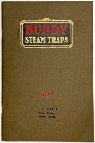 1927 bundy steam traps - 1927,