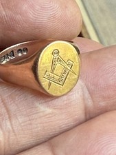 Antique 9ct Solid Yellow Gold