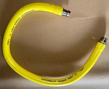 Braided Commercial Catering Gas Hose 3/4″ 100cm Yellow Hose Only CQB20-1
