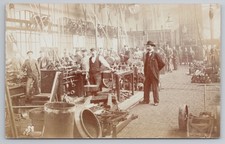 RPPC Engineering Works Interior Factory Machine Shop Lathes Industrial History