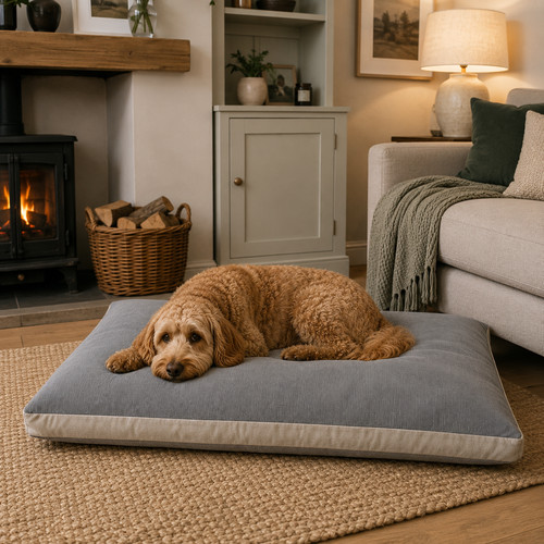 Luxury jumbo box dog bed - luxury,