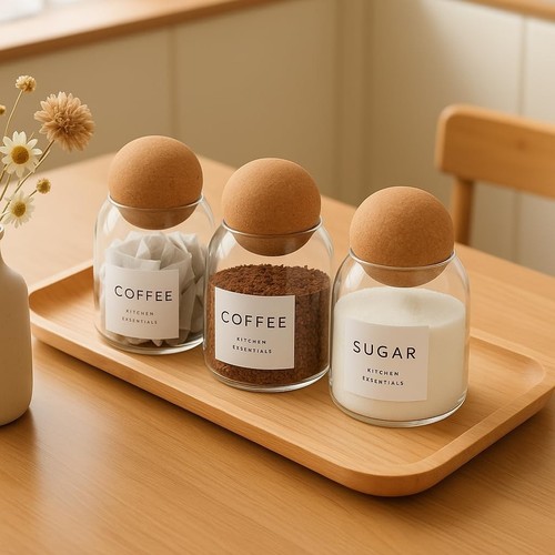 Tea coffee sugar - coffee, canisters