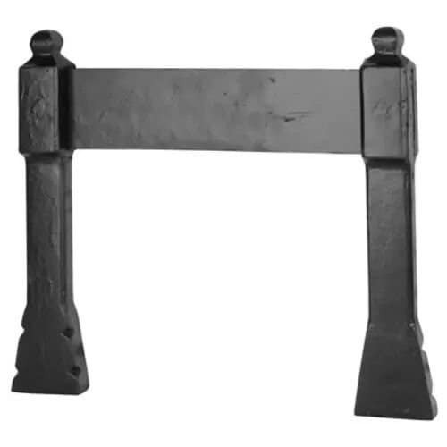 Black heavy iron boot - iron, scraper