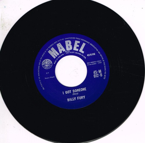 Billy fury got someone - -, /