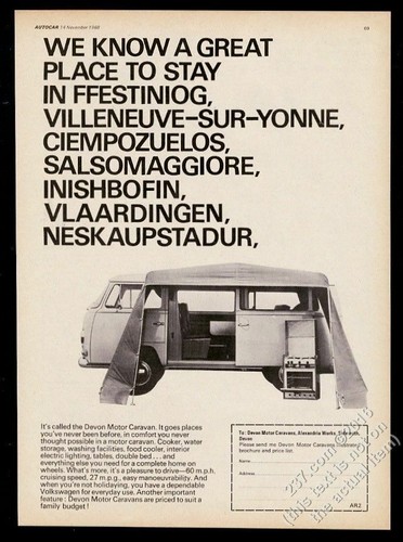 1968 volkswagen camper - 1968,
