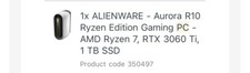 Dell Alienware Aurora R10