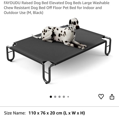 Elevated dog bed portable - elevated,