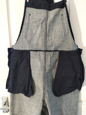 Toast Women's Denim Dungarees in Indigo. Size 14. 98% Cotton. Good condition. 