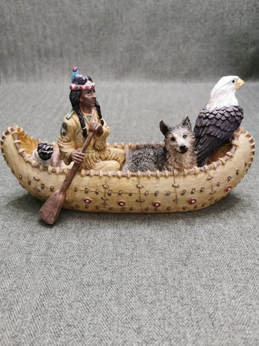 Native american figurine - native,