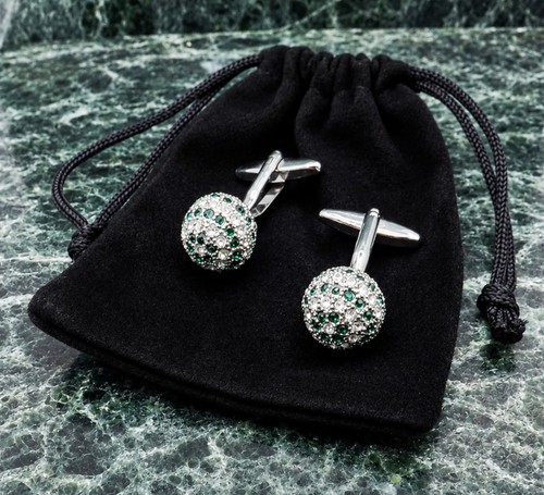 Emerald green and crystal - emerald,