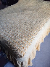 Vintage Candlewick Bedspread. Double Bed Size
