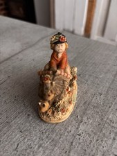 Thelwell Figurine, Norman Thelwell Pony and Rider Ornament.