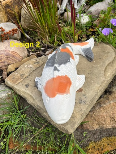 Large hand cast koi - , fish
