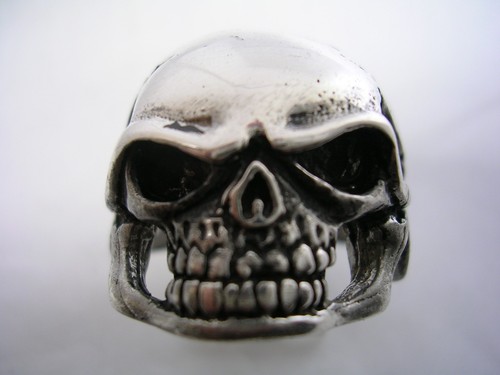 Skull head ring with - skull,