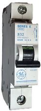 GE Series E V/099-012132 type B 32Amp single pole 6kA MCB - BS60898 - Blue Clip