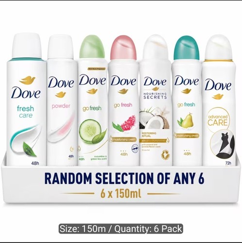 Dove deodorant variety - variety, pack