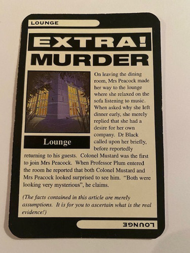 Cluedo 1996 spare - 1996, spare/replacement