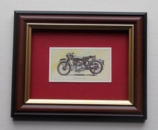 MOTOR CYCLE IMAGE FRAMED -
