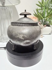 Vintage Pewter Lidded Bowl In