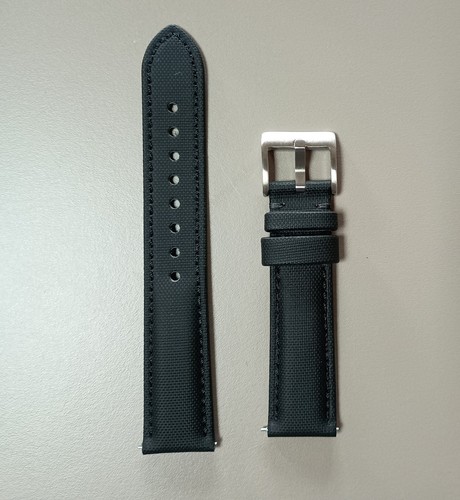 Black sailcloth nylon - black,