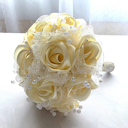 Kanzashi cream white - &,