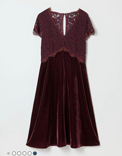 Fatface thea burgundy - thea, velvet