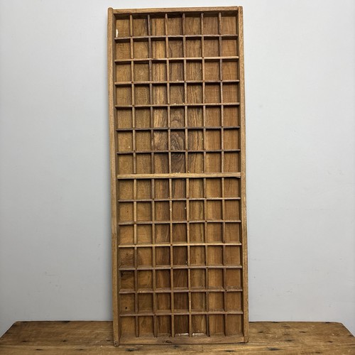 Vintage wooden printers tray - wooden,