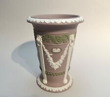 WEDGWOOD PRESTIGE TRICOLOUR LILAC JASPER NEOCLASSICAL MUSEUM PILLAR VASE LTD 200
