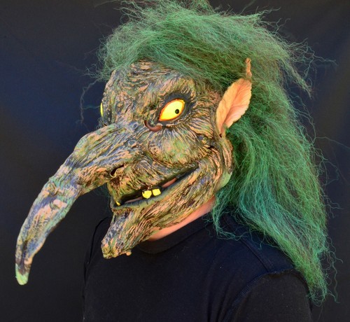 Creepy scary halloween witch - creepy,