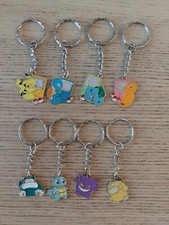Pokemon Small Metal Keychains