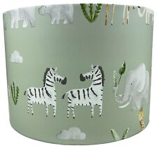 Green Safari Animal Lampshade