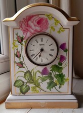 Spode Queen Elizabeth 11 Golden Jubilee 2002 Porcelain Clock Limited Edition