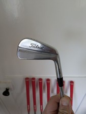 Titleist 714 MB Irons 3-PW, X-Flex Steel Shafts 3-PW. Nearly new 2G Grips