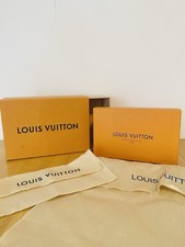 2 Empty Louis Vuitton Boxes With Their Protective Dust Bags