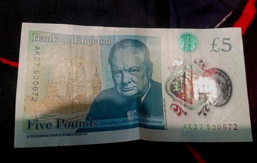 Bank note rare - £5,