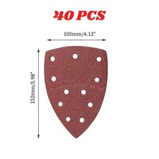 40x Mouse Sanding Sheets For