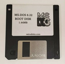 MS-DOS 6.22 Boot Disk - 1.44MB