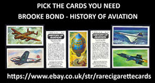BROOKE BOND - HISTORY OF AVIATION - PICK THE CARDS YOU NEED