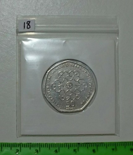 50p coin celebrating 100 - -,