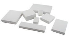 Box displays white swirl multi - displays,