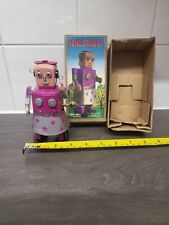 vintage robot Female metal Wind Up VENUS Mechanical Sheet MS461 H14CM RARE TOY